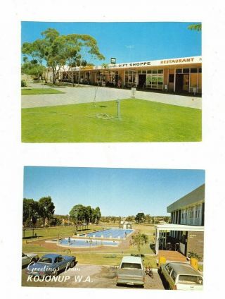Australia Modern Postcards,  Kojonup & Kambalda Wa (2 Cards)