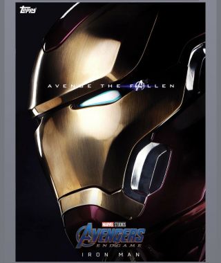 Topps Marvel Collect Avenge The Fallen (end Game) Series 2 Iron Man Award Digital
