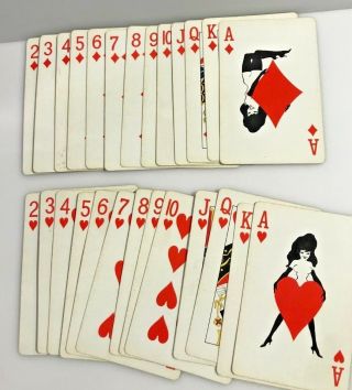 Vintage Black & Gold PLAYBOY Playing Cards,  2 - Complete Decks w/ Jokers,  1970 ' s 4