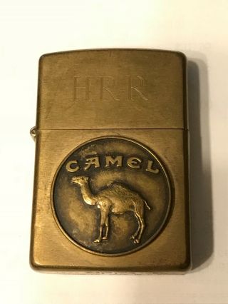 Vintage Zippo Camel 1932 - 1992 60th Anniversary Zippo Lighter Brass K39