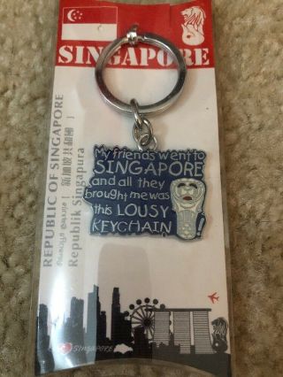 In Package Singapore Keychain Souvenir
