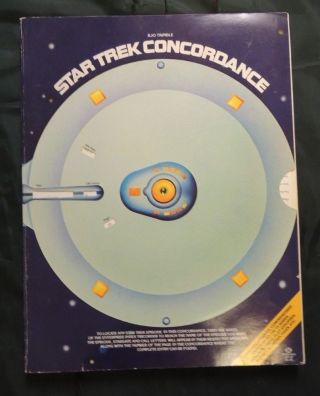 1976 Star Trek Concordance Special - Fully Illustrated - Book