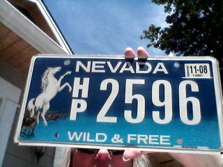 2008 Nevada Wild & License Plate