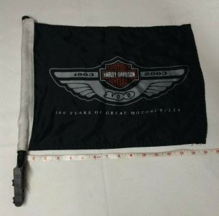 Harley - Davidson 100th Anniversary Mount Flag
