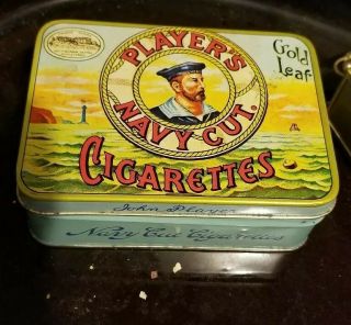 Players Navy Cut Cigarettes Vintage Tin