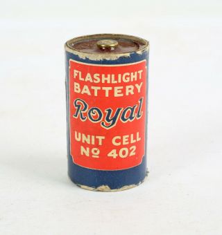 Royal Unit Cell No.  402 Vintage Flashlight Battery