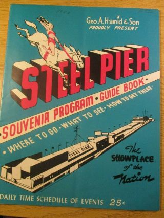 Atlantic City Steel Pier Program 1956 Frank Sinatra,  Bill Haley & The Comets