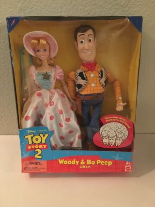 Disney Toy Story 2 Woody And Bo Peep Gift Set By Mattel