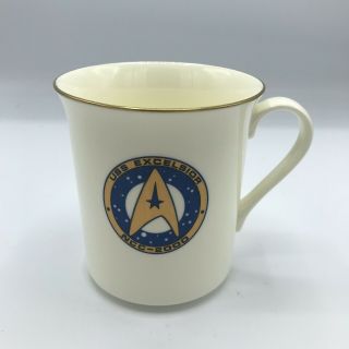Vintage 1993 Pfaltzgraff Star Trek Uss Enterprise Ncc Coffee Drink Cup Mug