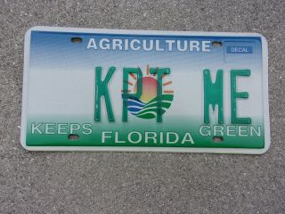 Florida Agriculture License Plate Kpt Me
