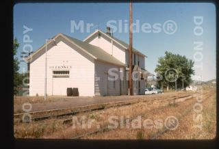 Duplicate Slide C&s Colorado & Southern Cb&q Guernsey Wy Station