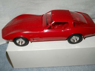 Ertl Amt Vintage 1979 Chevy Corvette Dealer Promo Car Red W/box