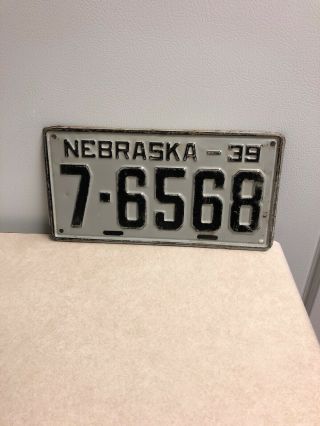 1939 Nebraska License Plate Madison County (7)