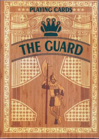 1 Deck The Guard Oak (brown) Playing Cards Uspcc Custom Limited Edition Rare