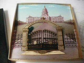 Elegant Texas State Capital 2003 Ornament State Capital Front Gates Pamphlet Box