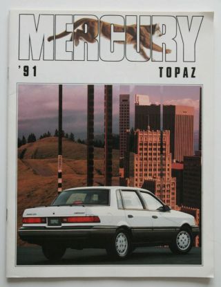 Mercury Topaz 1991 Dealer Brochure - English - Canada St1002000318