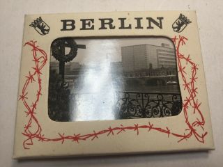 Vintage Souvenir Envelope,  " Berlin " 14 Black & White Pictures 3 1/2 X 2 3/4 "