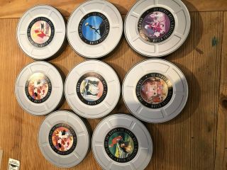 8 Le Disney Watch Collectors Film Tins/reels Series Iii Series 3 & Unworn