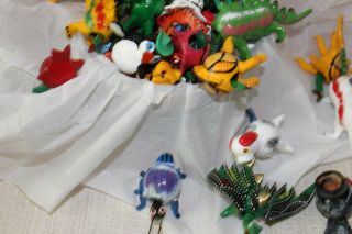 12 Piece Set of Mexican Folk Art Bobble Head Disney Animals Hand Crafted 5