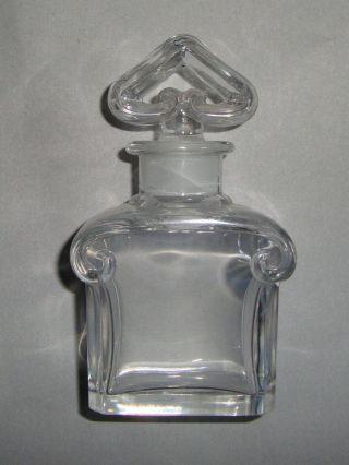 Vintage Glass Perfume Bottle Guerlain Baccarat France
