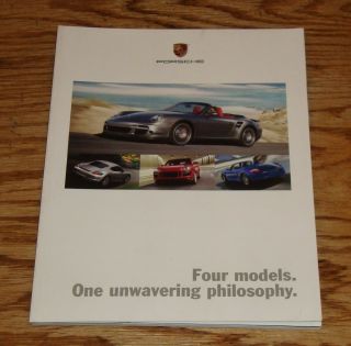 2008 Porsche Full Line Sales Brochure 08 911 Carrera Boxster Cayenne