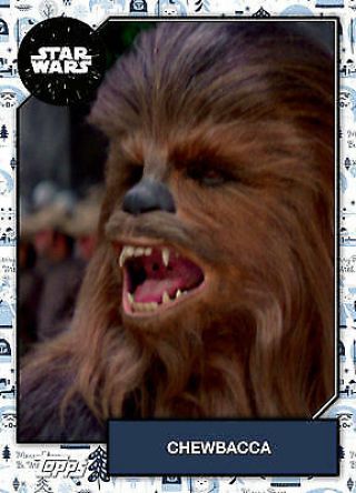 Topps Star Wars Card Trader 2019 Base Holiday White Chewbacca (anh) Digital 25cc
