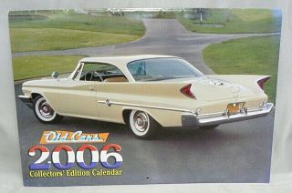 Vintage 2006 Old Cars Calendar Collectors Edition