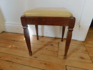 Singer Sewing Machine Vintage Cabinet Chair Storage Vtg (n19b)