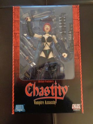 Chastity Vampire Assassin 12 " Mib Collectible Fig 1999 Chaos Comics V2