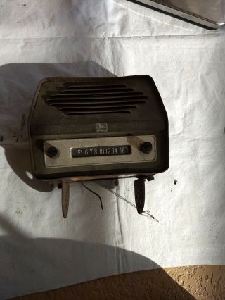 Vintage Am Radio For John Deere Tractor