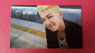 BTS RAP MONSTER Official Photo Card 1st Album Dark & Wild Bangtan Boys Photocard 3