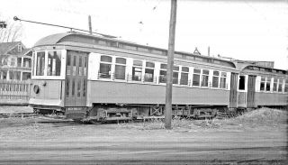 Schenectady Railway 713,  Dt/de/rr Interurban Orig 616 B&w Negative