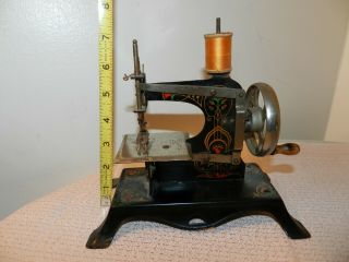 Vintage Made In Germany Child Toy Sewing Machine Small Miniature