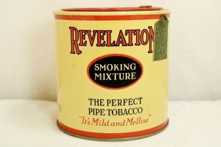 Vintage Philip Morris & Co.  Revelation Smoking Mixture Pipe Tobacco Canister
