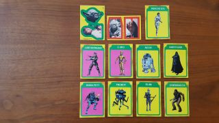 1980 Topps Empire Strikes Back Series 3 Cards,  65/88 Plus Extra Duplicates