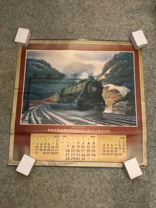 Pennsylvania Railroad Prr 1980 " Grif Teller Tribute " Wall Calendar