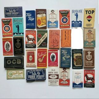 Collectible Antique Vintage Cigarette Tobacco Rolling Papers Books