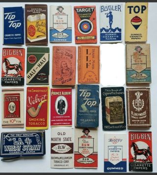 Collectible Antique Vintage Cigarette Tobacco Rolling Papers Books 3