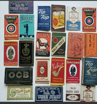 Collectible Antique Vintage Cigarette Tobacco Rolling Papers Books 4