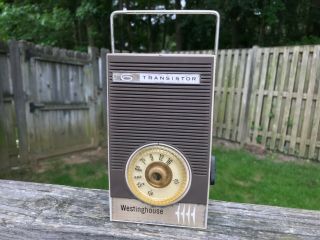 Vintage Westinghouse H790p6gpb 6 - Transistor Am Pocket Radio Needs To Be Recapped