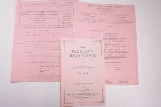 1933 Lamson Goodnow Mardan Recorder Adjustment Service Booklet Ny Ephemera P603a
