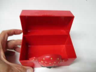Aunt Jemima 1950 ' s Red Hard Plastic Recipe Box by Fosta 3