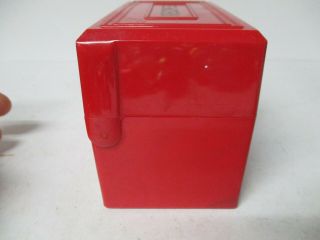 Aunt Jemima 1950 ' s Red Hard Plastic Recipe Box by Fosta 4