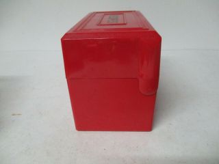 Aunt Jemima 1950 ' s Red Hard Plastic Recipe Box by Fosta 6