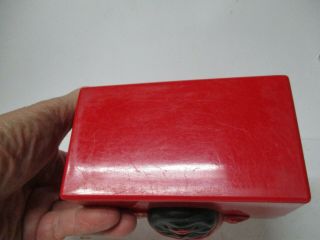 Aunt Jemima 1950 ' s Red Hard Plastic Recipe Box by Fosta 7