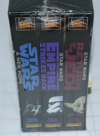 Star Wars Vhs Trilogy Box Set - 1995 - Theatrical Format -