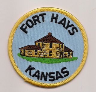 Fort Hays Kansas Souvenir State Hs Patch