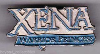 Xena Warrior Princess - Official Silver & Blue Logo Pin -
