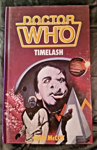 Vintage Dr Doctor Who Timelash Hard Cover Large Print Book /