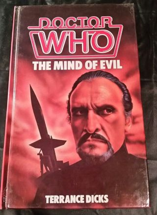 Vintage Dr Doctor Who Mind Of Evil Hard Cover Large Print Book /